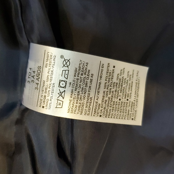 Janie Jack 3-4 Years Chevron Puffer Vest - Picture 5 of 5